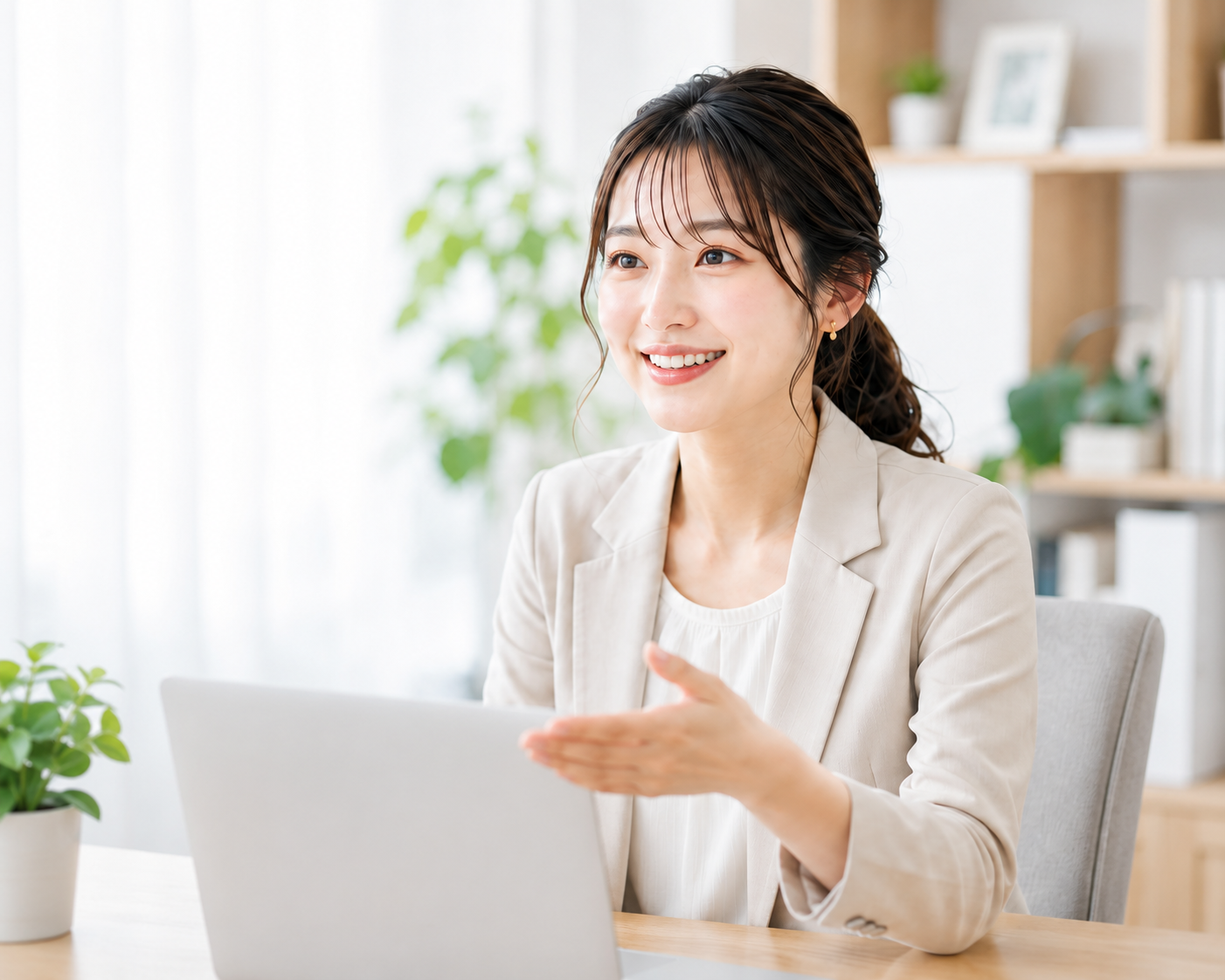 転職相談をする女性アドバイザー